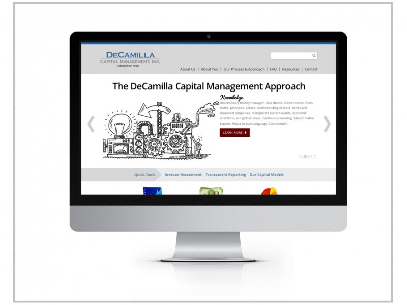 DeCamilla Capital Management Website Design & Drupal Development