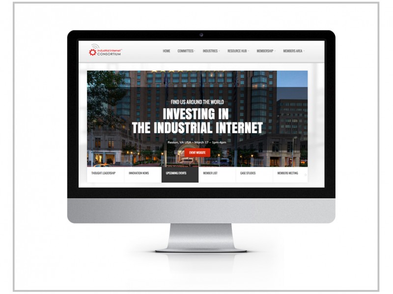 Industrial Internet Consortium Web Design & HTML Development